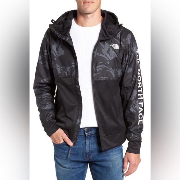 THE NORTH FACE SZ SM Train Logo Overlay Jacket CAMO - Picture 3 of 9